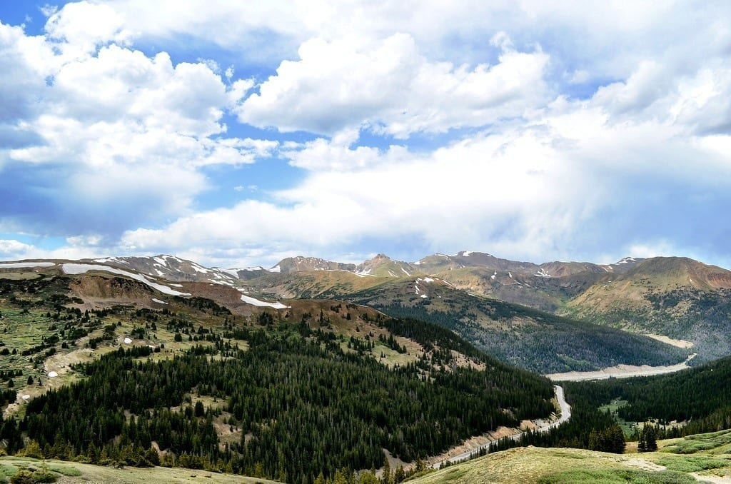 Continental Divide at Loveland Pass, Colorado